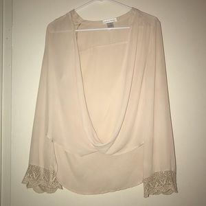 Cream blouse